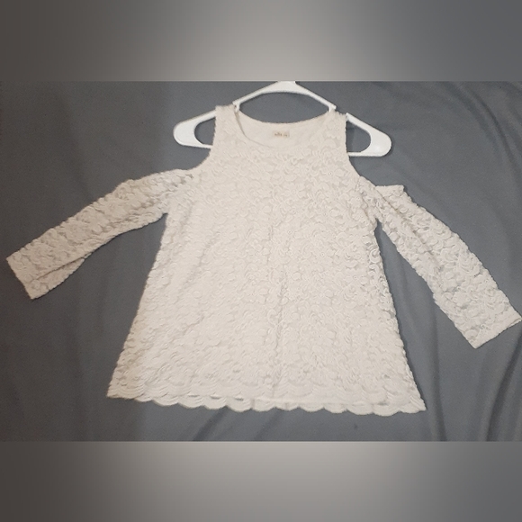 Women's Hollister Lace Off The Shoulder Top Size Large - Picture 2 of 3